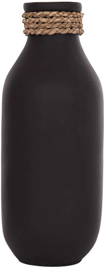 Freebox Decorative Vase Ceramic Black