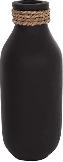 Freebox Decorative Vase Ceramic Black