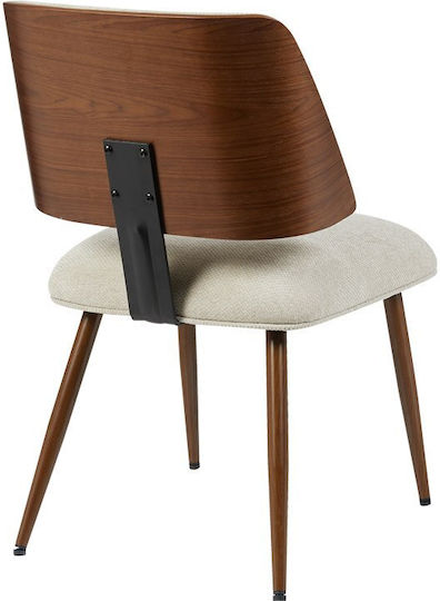 Ubane Ess- und Küchenstuhl 53x62.5x85cm Beige
