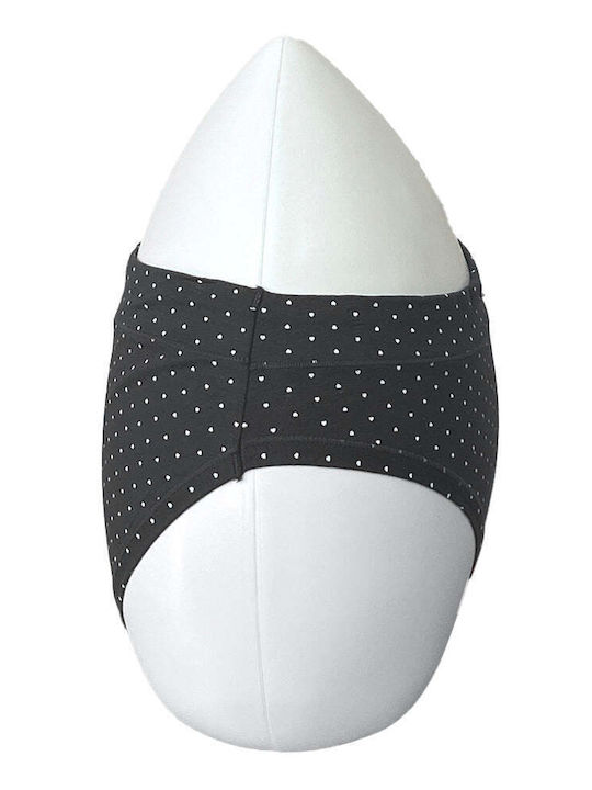 Baumwoll Damen-String Schwarz 1628-Schwarz-M