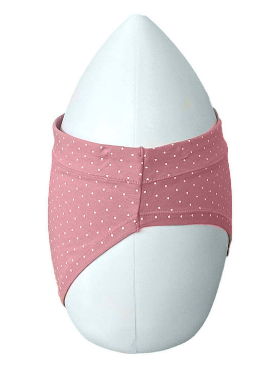 Damen-Slips Baumwolle String Sappio Miele Rosa
