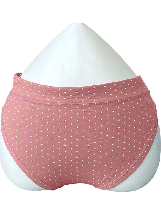 Damen-Slips Baumwolle String Sappio Miele Rosa