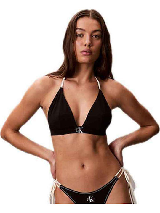 Bikini Triangle With Padding Black