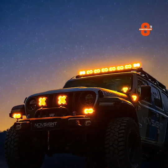 NovSight LED Universal Mitsubishi Pick-up Nissan PickUp 120W 4cm With White Lighting 1 Piece