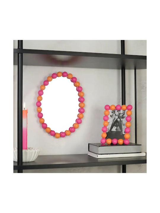 Housevitamin Kunststoff Fotorahmen mit Rosa Rahmen