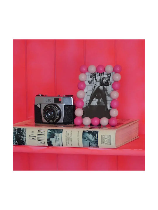 Housevitamin Kunststoff Fotorahmen mit Rosa Rahmen