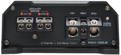 Powerbass Pbm-300.2 Mini Car Audio Amplifier 2 Channels 2x 75w Rms