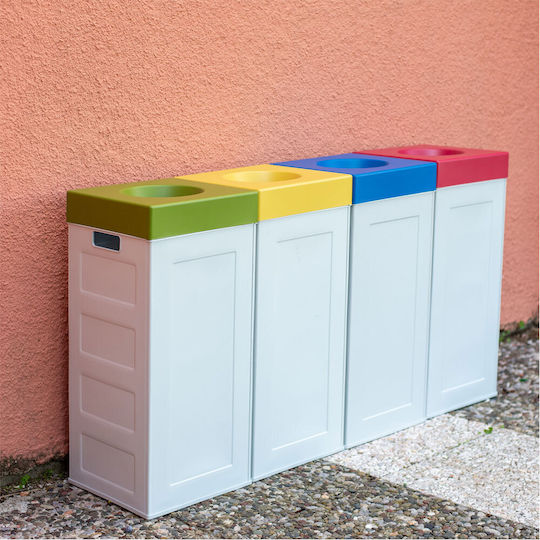 Green City International Plastic Recycling Bin 70lt Green