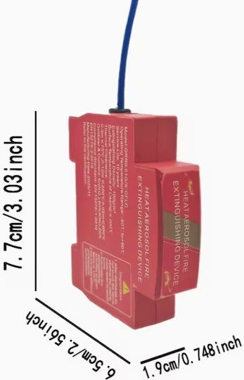 Automatic Fire Extinguishing Aerosol Device Din Rail Electric Panel 47-36883