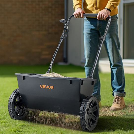 Vevor TCSBJ50LBSPZFPVX6001V0 Τροχήλατος Διανομέας Σπόρων / Λιπάσματος με Χωρητικότητα 22.6kg