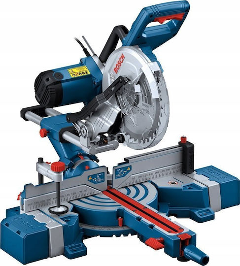 Bosch Gcm Miter Saw Electric with Power 1800W & Cutting Disc Diameter 254mm