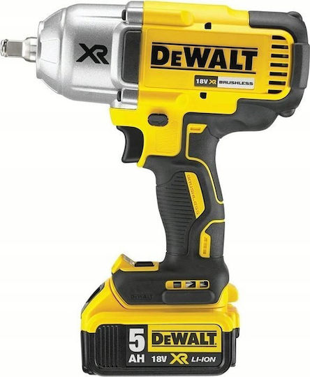 DEWALT DCK865P4T Battery Tool Set Angle Grinder Circular Saw Drill Driver Impact Driver Hammer Multitool and Reciprocating Saw 18V with 4 Batteries 5Ah and Case