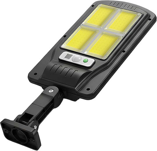 Avizar 10w Solar Led Outdoor Light Ipx4 Waterproof Motion Sensor Black
