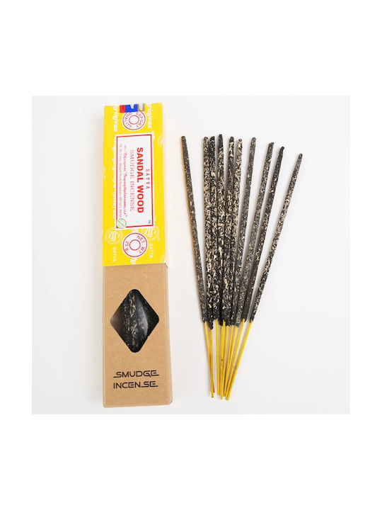 Satya Sandalwood Smudge Incense Home Fragrance Sticks Incense Sandalwood 25g