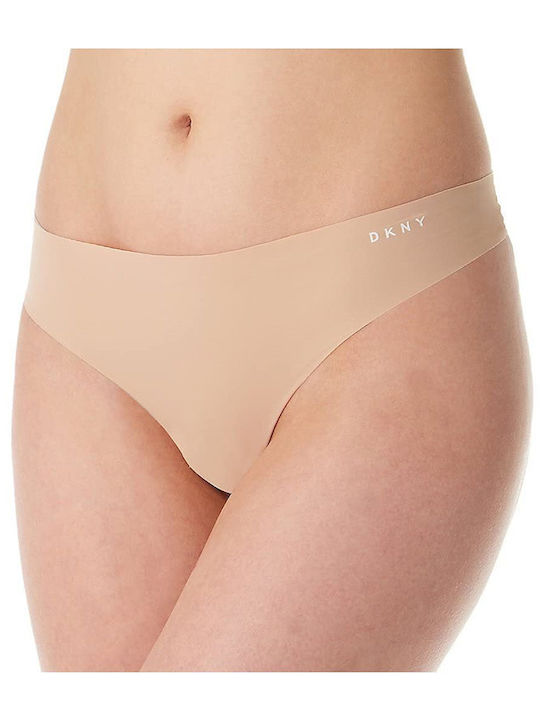 Damen Zeichenfolge Nahtlos Beige