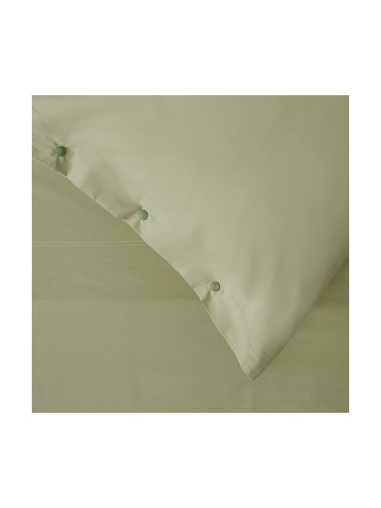 Zucchi Collection Σετ Μαξιλαροθήκες Χακί 50x80εκ.