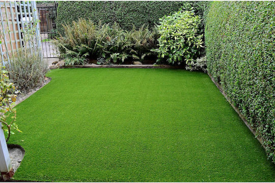 Gazon Artificial Natural în Rulou 1x5m și Înălțimea Ierbii 7mm în Culoare Bej