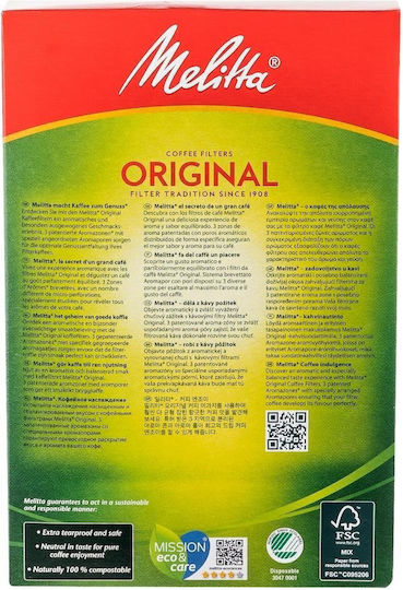 Melitta 40 Paper Coffee Filters