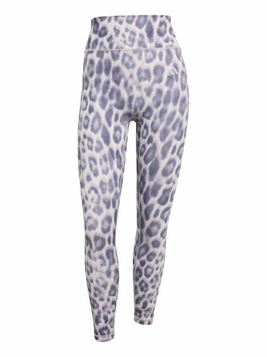 Animal Training Women's Cropped High Waist Purple Leggings