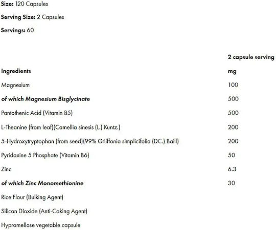 Supplement Needs Sleep Stack Supliment Pentru Stres Și Somn 120 Capsule