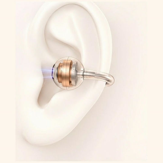 Usams Echo R03 Open Ear Bluetooth Handsfree Ακουστικά με Θήκη Φόρτισης Μπλε