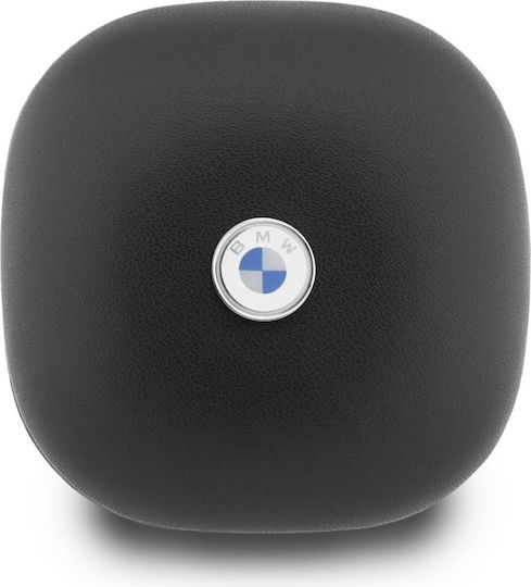 BMW Leder Metall Logo In-Ear Bluetooth Kopfhörer mit Ladekoffer Schwarze