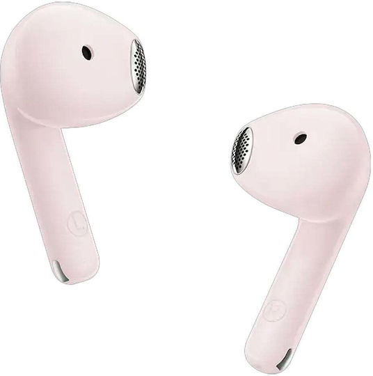 Edifier X2 Plus Earbud Bluetooth хендсфри Слушалки с Устойчивост на Пот и Кутийка за Зареждане Розов