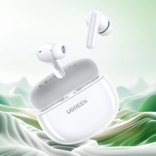 Ugreen P3 In-ear Bluetooth Handsfree Ακουστικά με Θήκη Φόρτισης Λευκά