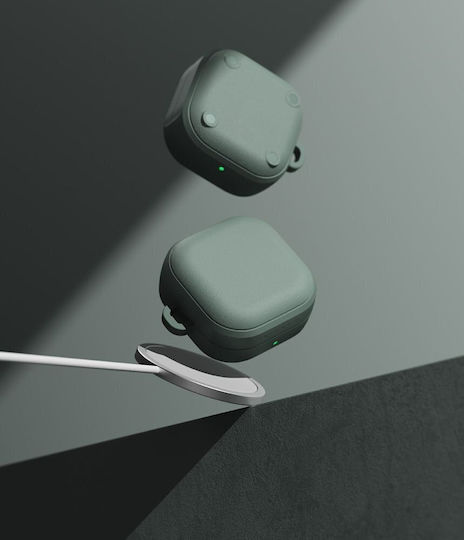 Ringke Husă Din Silicon Cu Cârlig Verde Onyx Pentru Galaxy Buds4 / 4 Pro