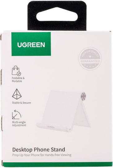 Ugreen Multi-Angle Desk Stand for Mobile Phone in White Colour