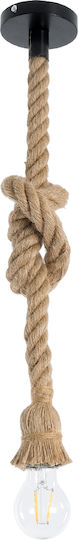GloboStar Rope Κρεμαστό Φωτιστικό