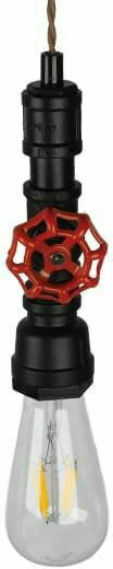 GloboStar Spout Pendant Light Black 5x7.5x20cm