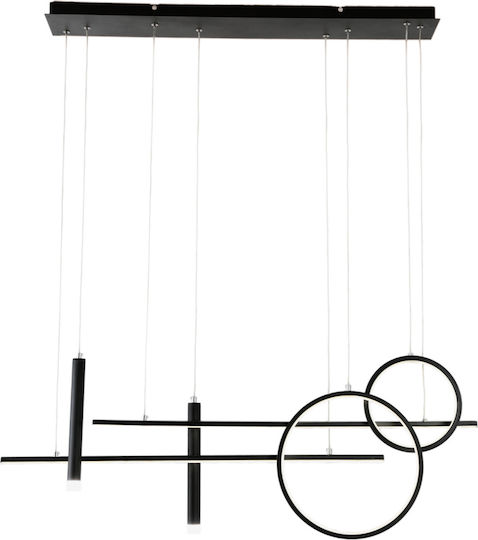 Atman Hängelampe Schwarz 100x83cm