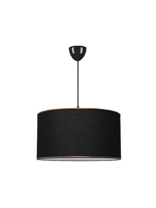 Megapap Alloy Pendant Ceiling Light Black with E27 Socket 38x20cm