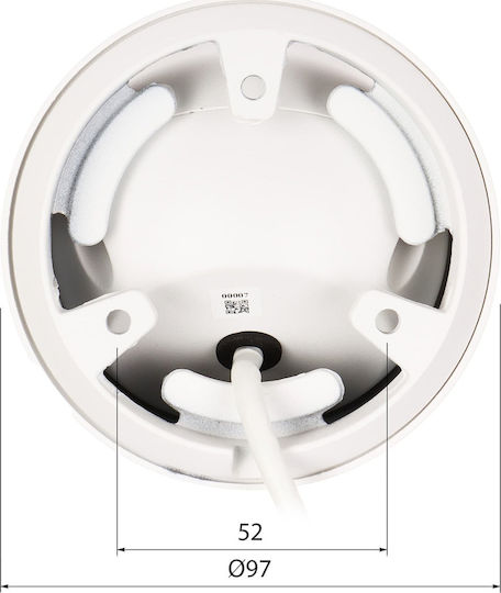 Apti APTI-AI805VA2-28W-L IP Surveillance Camera 4K Waterproof with Two-Way Communication and 2.8mm Lens