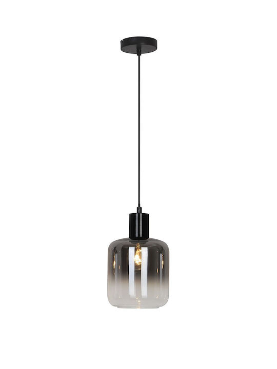 Viokef Adam Pendant Light Black with Socket E27 18cm