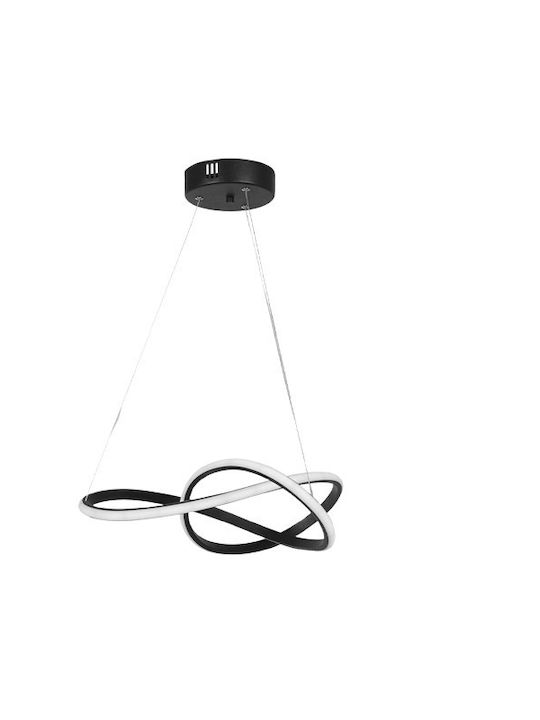 Megapap Luciano Κρεμαστό Φωτιστικό Μαύρο LED 47x40x60εκ.