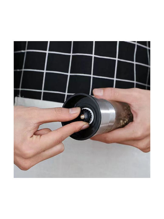 Alista Home Râșniță Manuală de Piper din Sticlă Maro 19.2cm