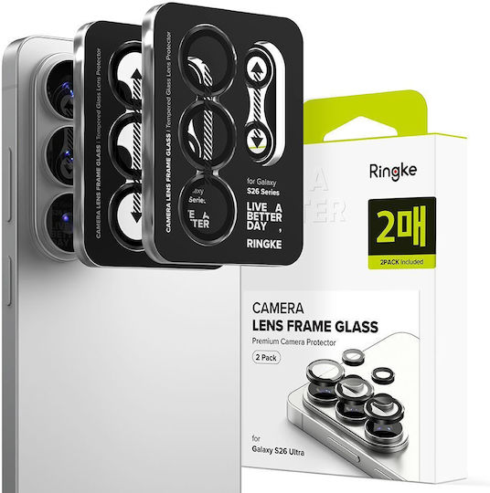 Ringke Camera Protection Tempered Glass Black for the Samsung Galaxy S26 Ultra