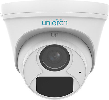 Uniarch IPC-T124-APF28K IP Cameră de Supraveghere Full HD+ 4MP Rezistentă la apă cu Comunicare Bidirecțională și Lentilă 2.8mm