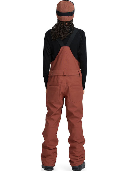 Volcom Swift H1352606-HEN Γυναικεία Σαλοπέτα Σκι & Snowboard Καφέ