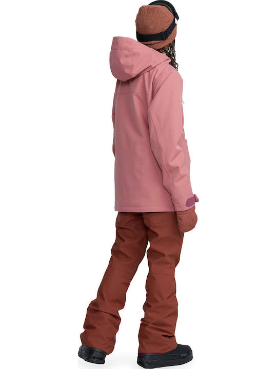 Volcom Swift H1352606-HEN Γυναικεία Σαλοπέτα Σκι & Snowboard Καφέ