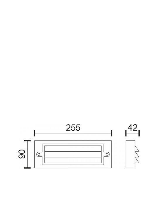 Spot Light Wandmontierte Außenbeleuchtung Deckenleuchte LED IP65 6W mit Einstellbares Weiß Licht
