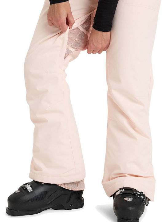 Roxy Snow Diversion ERJTP03276-MEB0 Γυναικείο Παντελόνι Σκι & Snowboard Ροζ