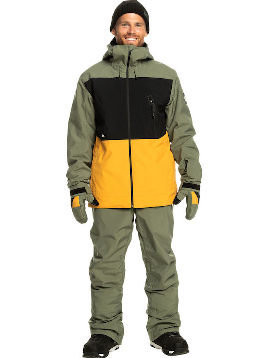 Quiksilver Estate EQYTP03146-GNB0 Men's Trousers for Ski & Snowboard Green