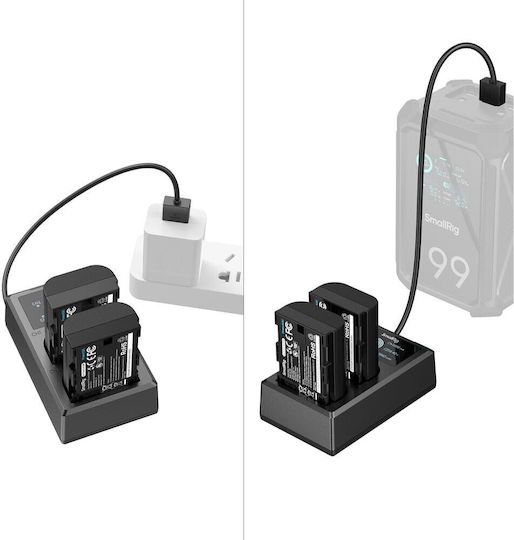 SmallRig Φορτιστής Μπαταρίας Kit Συμβατός με Canon