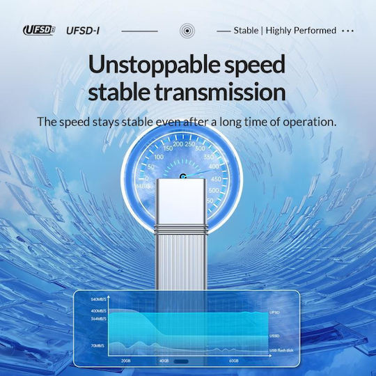 256GB USB 2.0 Stick Ασημί