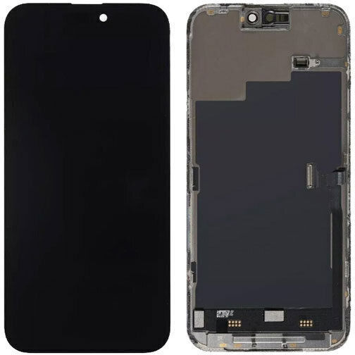 O ecran OLED Hard cu Mecanism Tactil pentru iPhone 15 Pro (Negru)