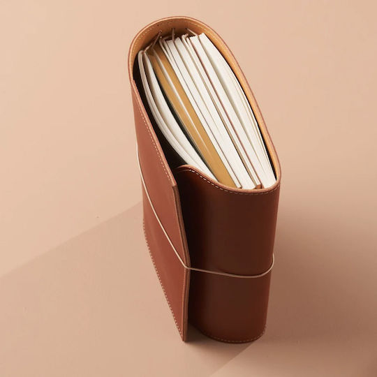 Paper Republic Notebook A5 Bullet Journal 48 Sheets with Dots Brown