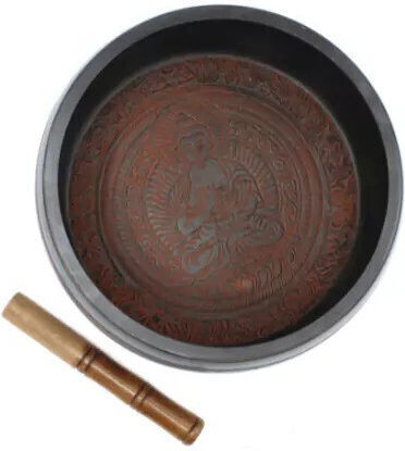 Green Tree Meditation Bowl Diameter 24cm